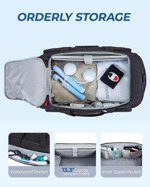 BAGSMART 3in1 Large Capacity Duffle and Sports Backpack