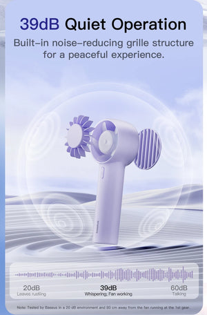 BASEUS GoTrip DT1 Mini Rechargeable Handheld Portable Fan