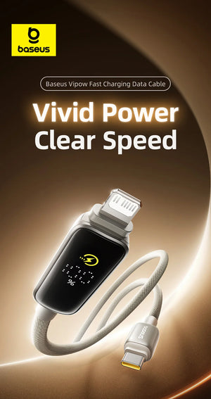 BASEUS Vipow Series 20W USB-C to Lighting Fast Charging Cable
