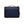 Navy waterproof laptop bag with tan top handle, side zip and minimal protective design