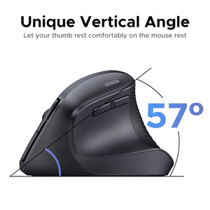 UGREEN M571 Dual-Mode Ergonomic Vertical Bluetooth Wireless Mouse