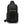 Black compact crossbody bag with top handle, front flap pocket, and side zippers