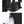 Black duffle bag with side pocket, shoulder buckle, and separate shoe compartment