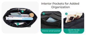 BAGSMART Multifunctional Waterproof Foldable Laptop and Tote Bag