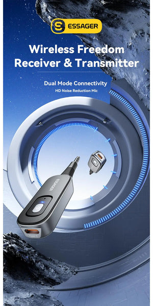 ESSAGER BT10 2in1 Aux Wireless Bluetooth Adapter