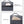 Gray waterproof toiletries bag with anti-theft cellphone pocket and zipper front panel