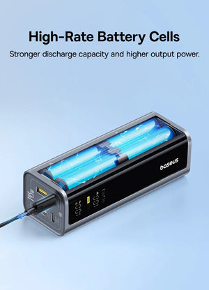 BASEUS EnerGeek GR12 Portable Power Bank with Smart Digital Display