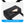 Black crossbody bag with front zipper compartment and slim interior for tablet