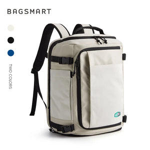 BAGSMART Expandable Large Capacity Waterproof Travel Backpack