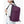 Purple compact waterproof backpack with top handle and zippered front pocket