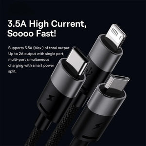 BASEUS Star Speed Series 3in1 Fast Charging Data Cable