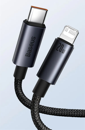 BASEUS Minimalist Series 20W USB-C to Lightning Fast Charging Cable