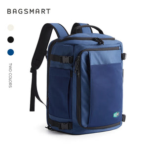 BAGSMART Expandable Large Capacity Waterproof Travel Backpack