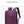 Purple compact waterproof backpack front view with top handle and zippered pocket