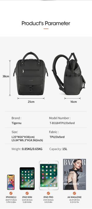 TIGERNU B3184 Lightweight Waterproof Compact Backpack