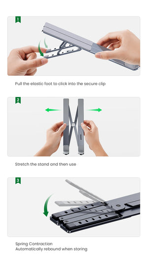 UGREEN Adjustable Aluminium Notebook and Laptop Stand