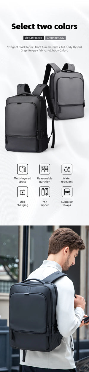 MARK RYDEN MR6033 Compact Durable Waterproof Business and Laptop Backpack