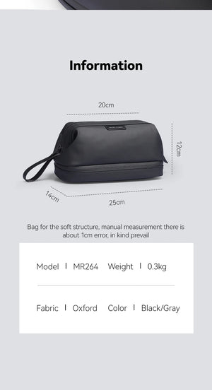 MARK RYDEN MR264 Lightweight Waterproof Toiletries Bag