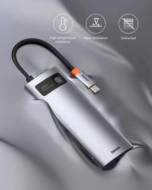 BASEUS Star Joy Series 8in1 USB-C Multiport Adapter and USB Hub