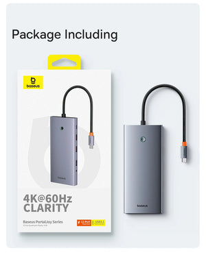 BASEUS PortalJoy Series 13in1 USB-C Multiport Adapter and USB Hub