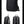 Black travel backpack with side openings and adjustable shoulder straps