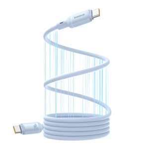 BASEUS Picogo Liquid Silicone 240W Type-C to Type-C Magnetic Coiled Charging Cable