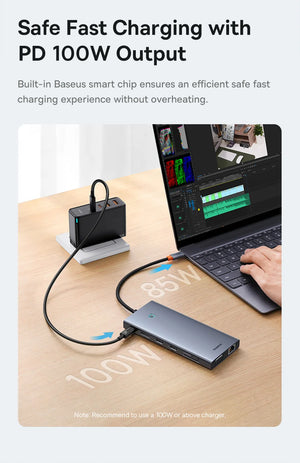 BASEUS PortalJoy Series 13in1 USB-C Multiport Adapter and USB Hub
