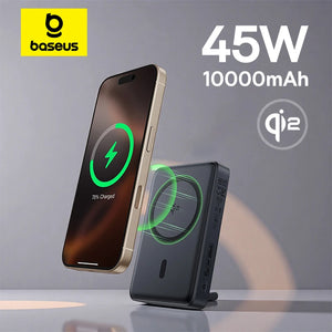 BASEUS Nomos Qi2 3in1 Magnetic Portable Power Bank