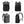 Black travel backpack with top flap, adjustable shoulder straps, and front vertical zipper pull.