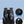 Waterproof travel backpack with S-shaped shoulder straps and side pocket sections