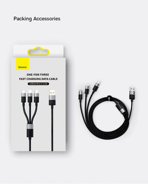 BASEUS Star Speed Series 3in1 Fast Charging Data Cable