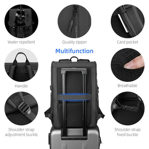 MARK RYDEN MR5748 Expandable Waterproof Travel Backpack with USB Charging Port