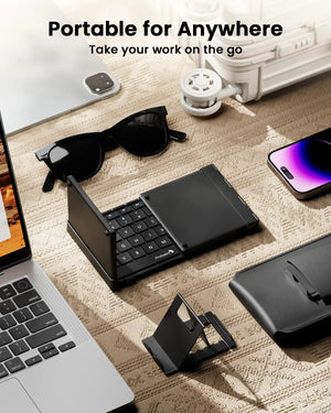 PROTOARC XK01 Foldable Rechargeable Wireless Keyboard with Touchpad