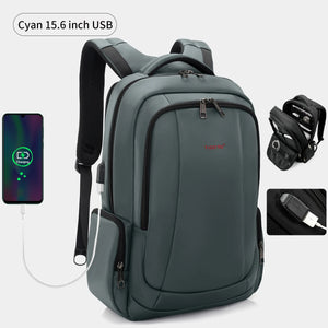 TIGERNU B3143 Large Capacity Waterproof Travel Backpack with USB Charging Port