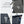 Dark roll-top waterproof backpack with front zipper pocket and side pocket