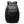 Black waterproof travel backpack with front zip pocket and padded shoulder straps