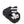 Black waterproof backpack open to show interior compartments and zipper pocket for accessories
