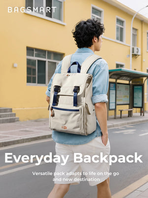 BAGSMART Expandable Large Capacity Travel Backpack