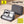 Baseus storage bag with electronic devices on a beige background