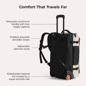 BAGSMART Large Capacity Waterproof Luggage and Travel Backpack