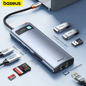 BASEUS Star Joy Series 8in1 USB-C Multiport Adapter and USB Hub