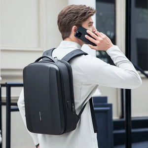 MARK RYDEN MR8011 Hard Shell Waterproof Travel Backpack with USB Charging Port