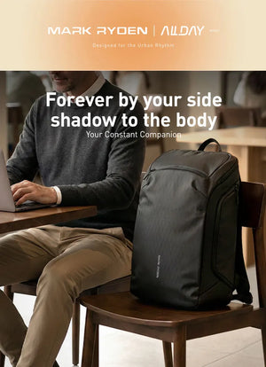 MARK RYDEN MR7024 Large Capacity Waterproof Travel Backpack