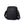 Black compact waterproof messenger bag with curved top and front zip compartment