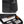 Black waterproof backpack with side mesh water-bottle pocket and open tech compartments