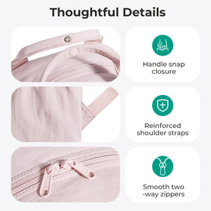 BAGSMART Compact Lightweight Waterproof Travel Backpack