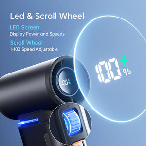 JISULIFE Ultra1 Rechargeable Handheld Portable Fan