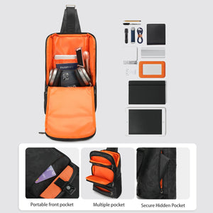 TIGERNU S8182 Compact Waterproof Crossbody Bag