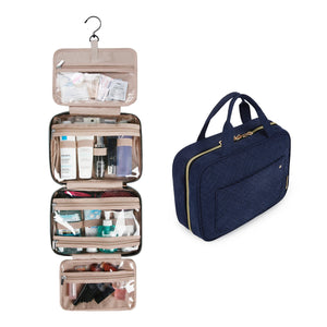 BAGSMART Lightweight Waterproof Cosmetic and Toiletries Bag