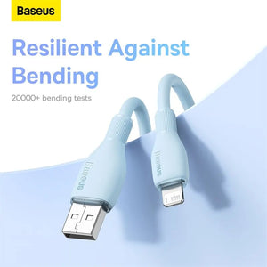 BASEUS Pudding Series 2.4A USB-A to Lightning Fast Charging Cable